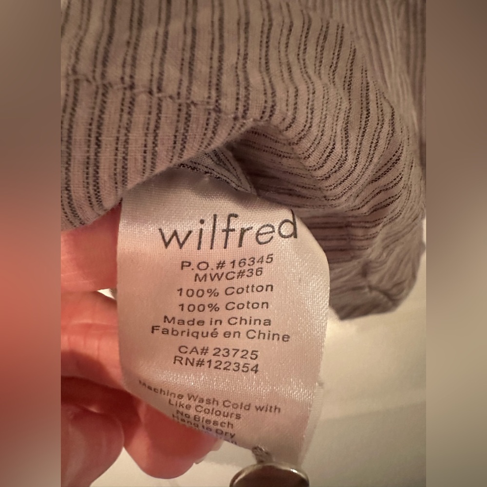 Aritzia Wilfred Bohemian Baby Doll Top - Picture 6 of 6